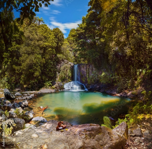 Fototapeta Naklejka Na Ścianę i Meble -  Waiau Falls, Coromandel peninsula, New Zealand