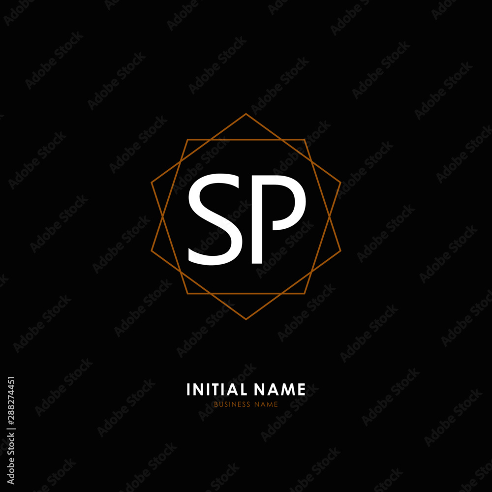SP SP Initial logo letter with minimalist concept. Vector with scandinavian style logo. SP SP Initial logo letter with minimalist concept. Vector with scandinavian style logo.