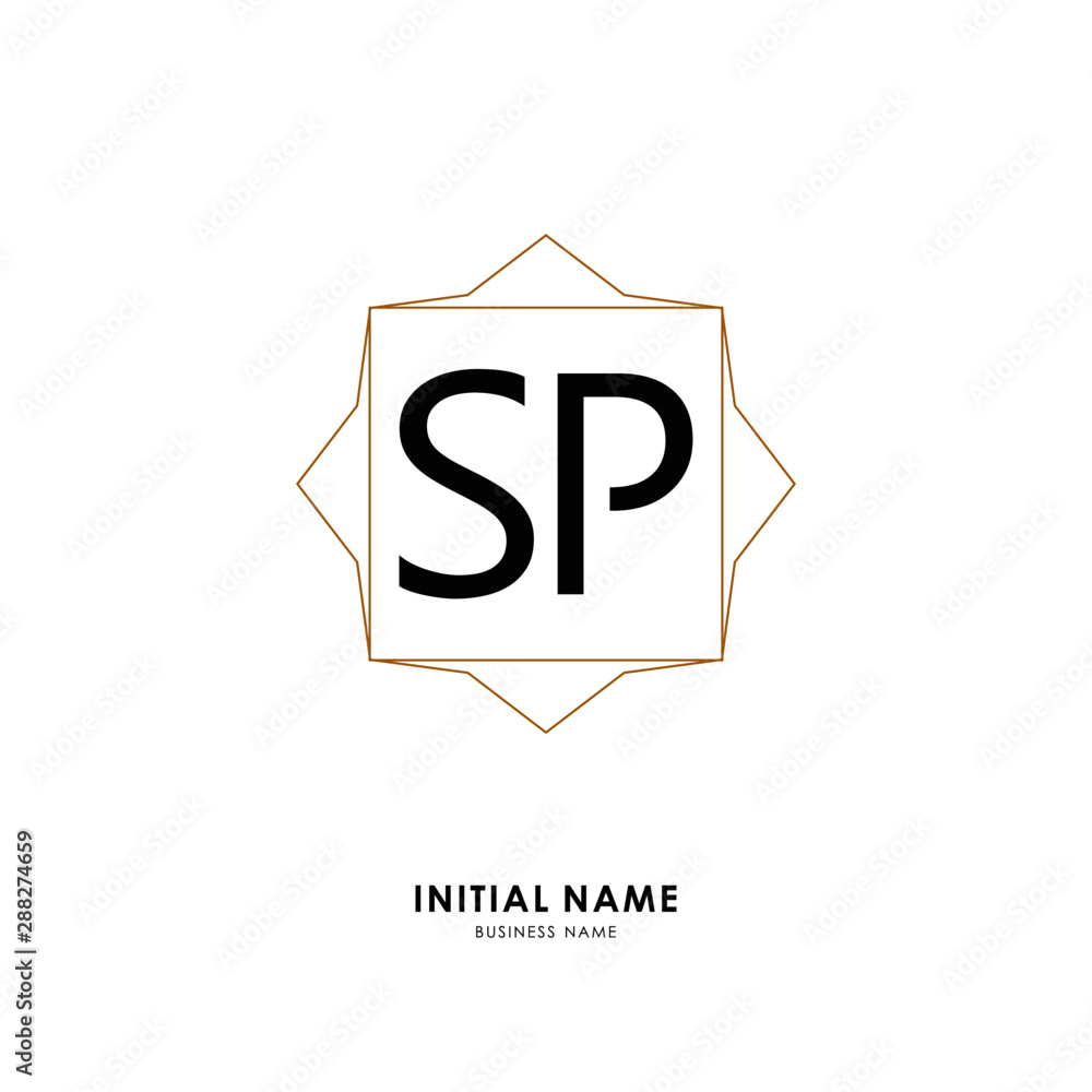 SP SP Initial logo letter with minimalist concept. Vector with scandinavian style logo. SP SP Initial logo letter with minimalist concept. Vector with scandinavian style logo.