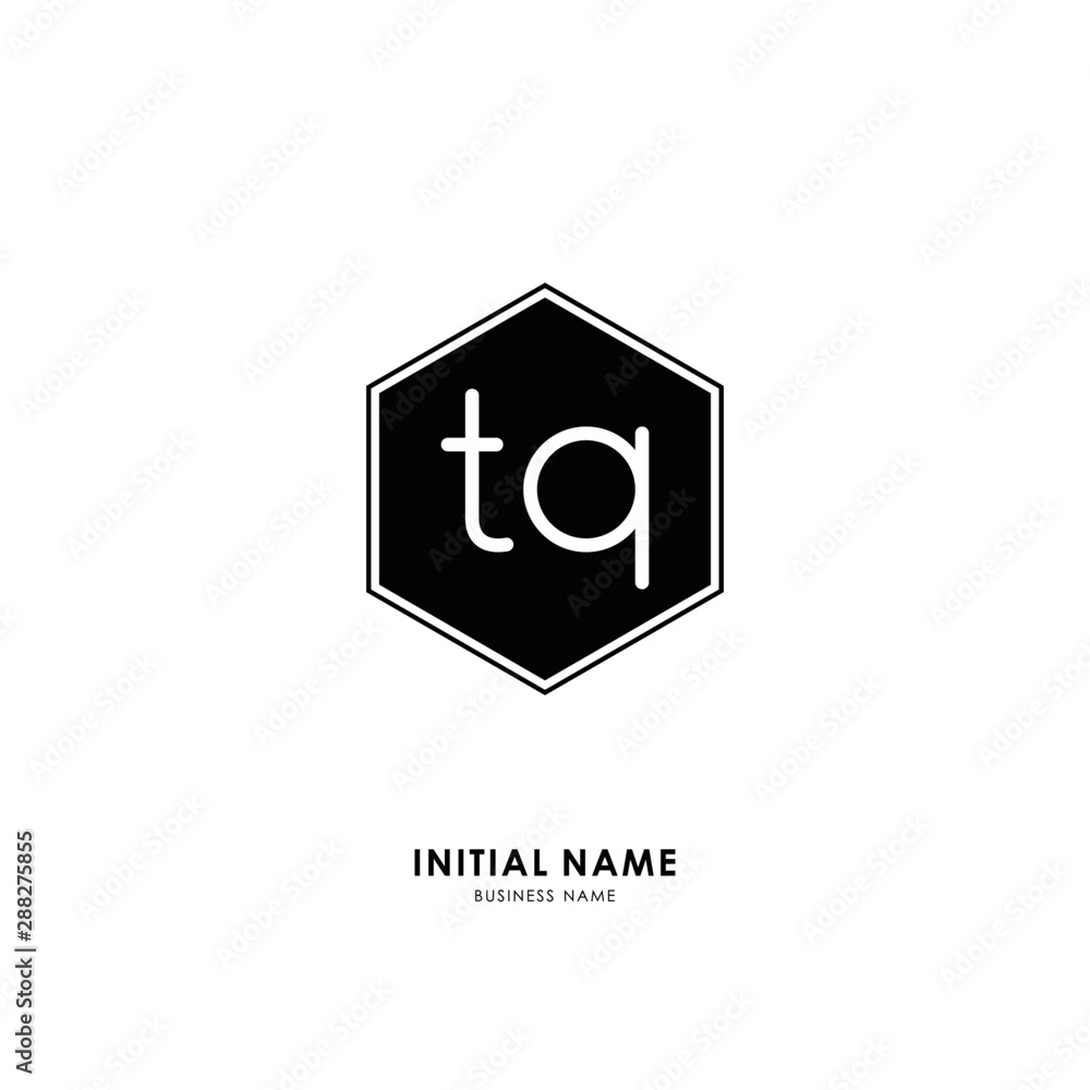 T Q TQ Initial logo letter with minimalist concept. Vector with scandinavian style logo. T Q TQ Initial logo letter with minimalist concept. Vector with scandinavian style logo.