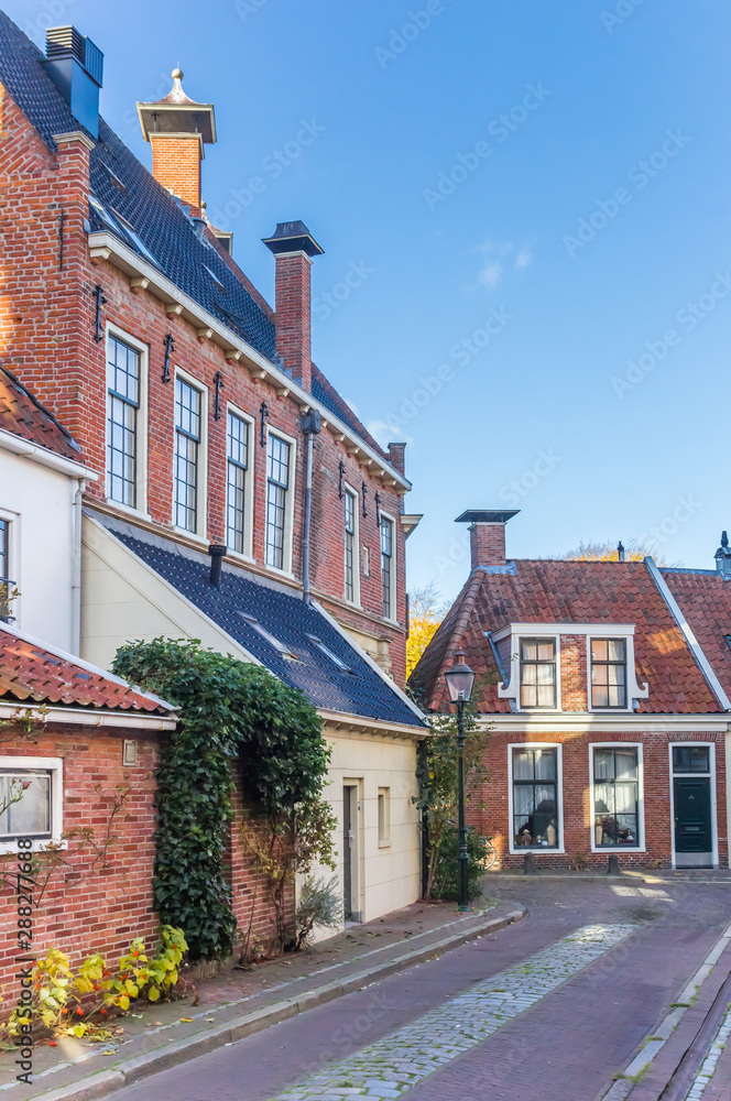 Historic houses in the old center of Groningen, Netherlands Historic houses in the old center of Groningen, Netherlands
