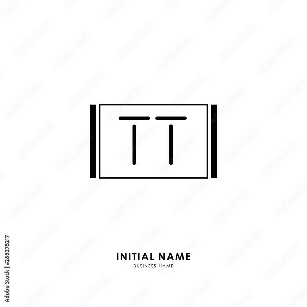 T TT Initial logo letter with minimalist concept. Vector with scandinavian style logo. T TT Initial logo letter with minimalist concept. Vector with scandinavian style logo.