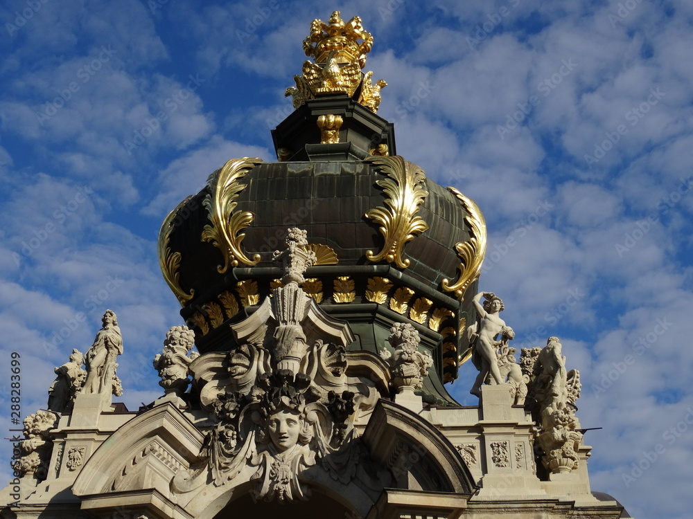 Zwinger Dresden, Details am Kronentor Zwinger Dresden, Details am Kronentor