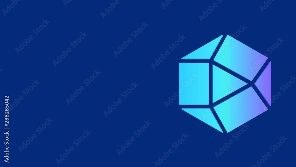 Graphic design on the right side that changes color as it rotates clockwise, composed of colorful shapes and textures, in 16: 9 video format. Graphic design on the right side that changes color as it rotates clockwise, composed of colorful shapes and textures, in 16: 9 video format.