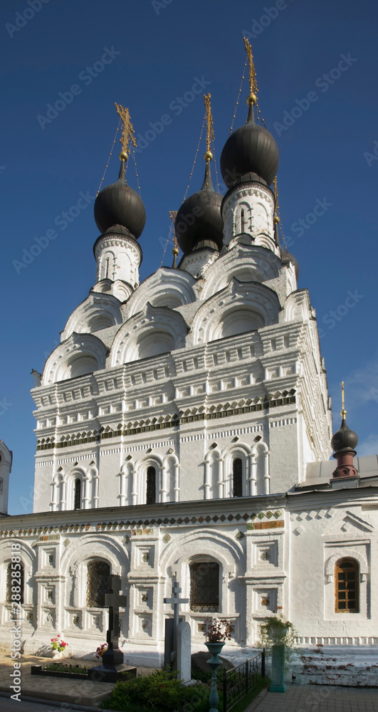 Holy Trinity cathedral at Holy Trinity convent in Murom. Russia