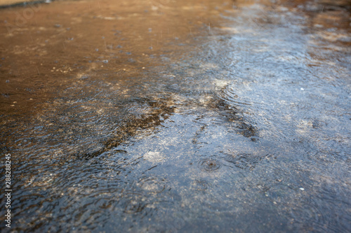 water on beach