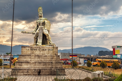 Statue of Tecún Umán, Quetzaltenango, Guatemala