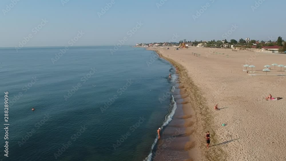 Zatoka sea spit resort in Odessa region in Ukraine. Zatoka sea spit resort in Odessa region in Ukraine.