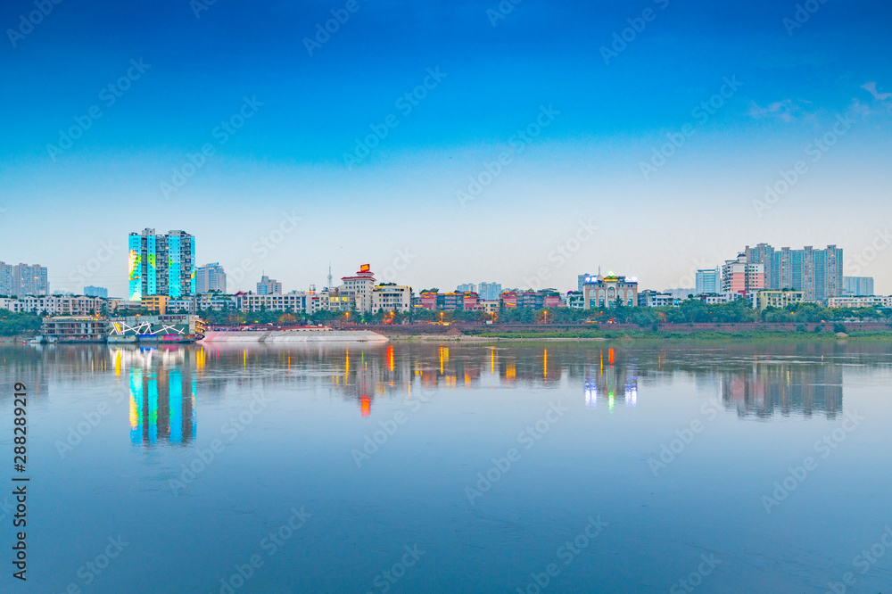City View in Leshan City, Sichuan Province, China City View in Leshan City, Sichuan Province, China