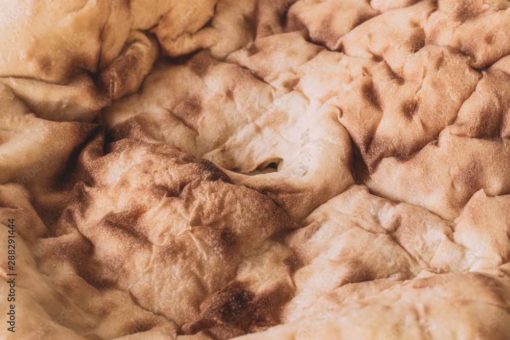 Texture of Armenian lavash, bread close up Texture of Armenian lavash, bread close up