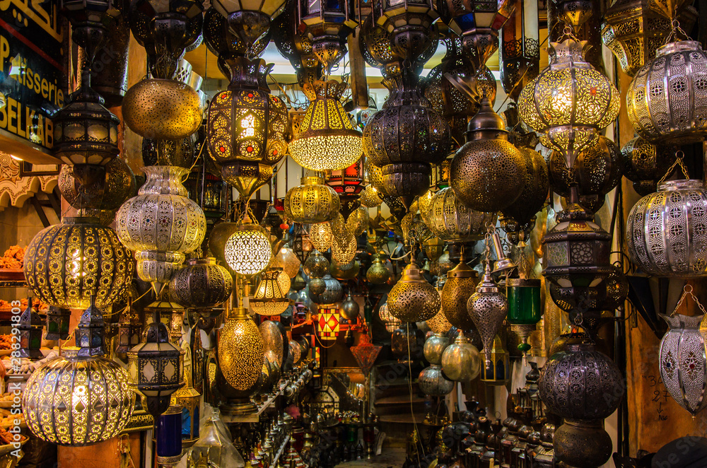 Lampen Souk Medina Marrakesch