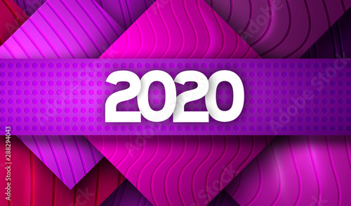 2020 Happy Year New Backgro...