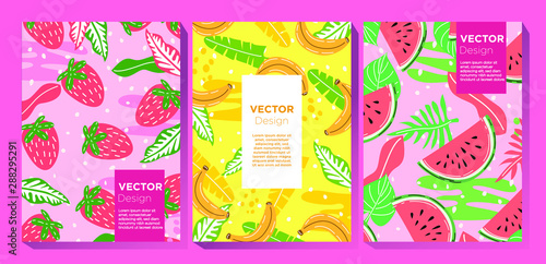 Tropical Fruit Pattern Design