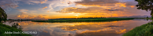 Scenic View Of Dramatic Sky During Sunset