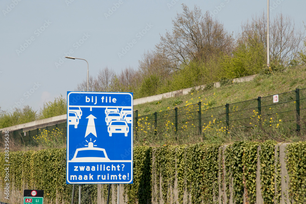 signs along the highway A2