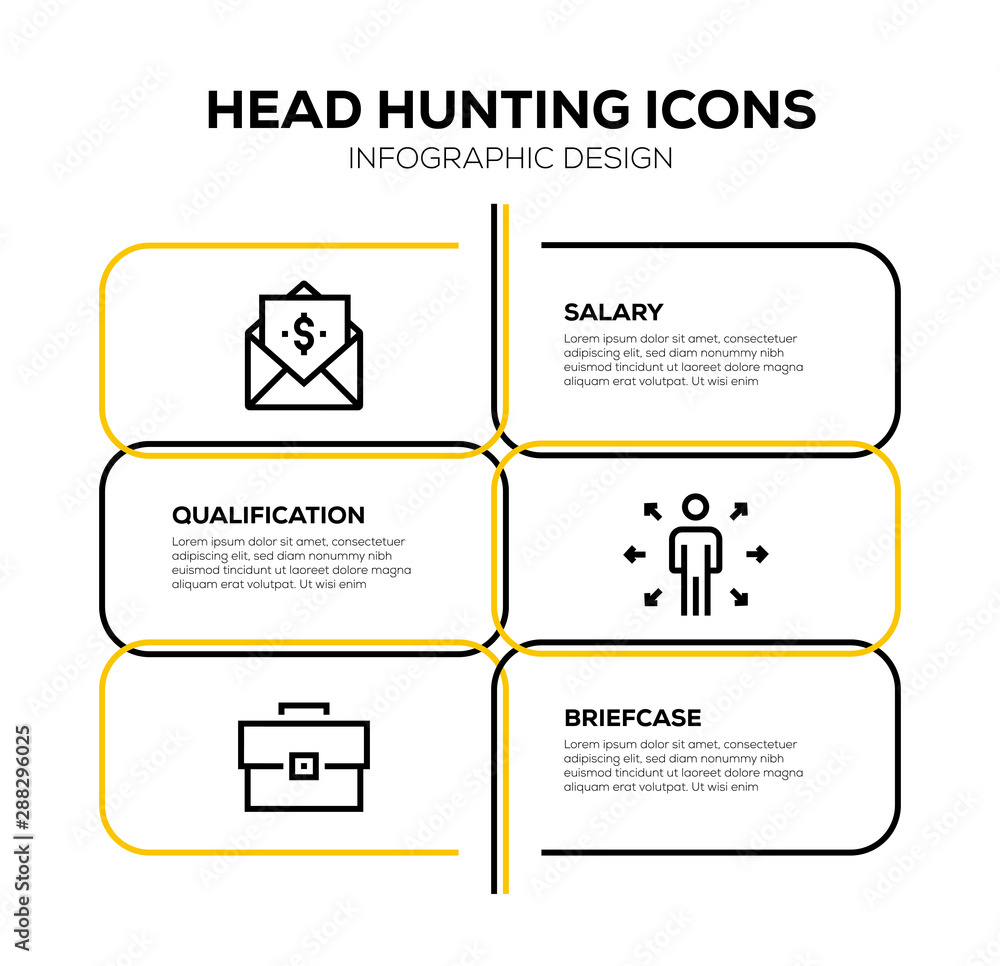 HEAD HUNTING ICON SET HEAD HUNTING ICON SET