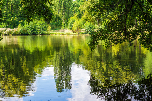 Lake of Schlossgarten Charlottenburg in Berlin