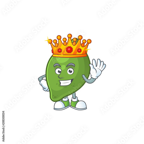 King fresh lime cartoon character for cuisine