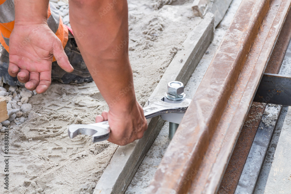 Heavy work for a construction worker on the site. Heavy work for a construction worker on the site.