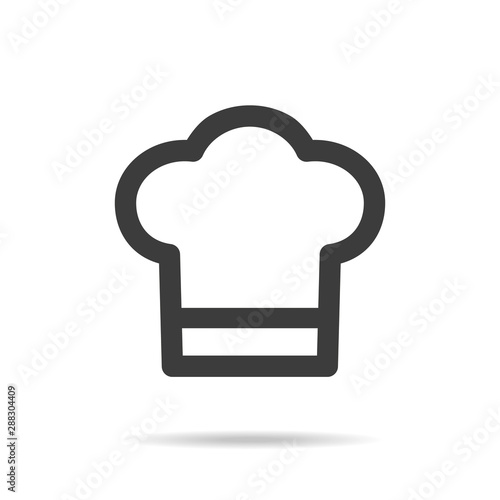 Chef icon on white background.