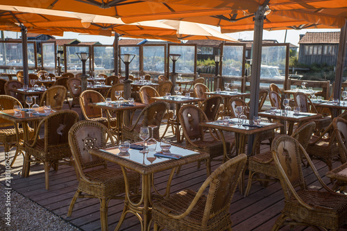 terrasse de restaurant photo