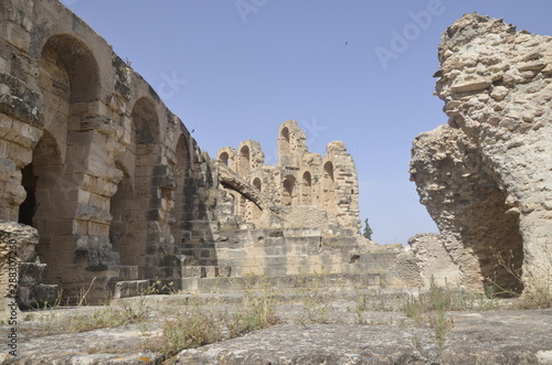 Wallpaper Mural El Jam ancient Amphitheatre. The biggest Roman amphitheater in Tunisia, Africa. Torontodigital.ca
