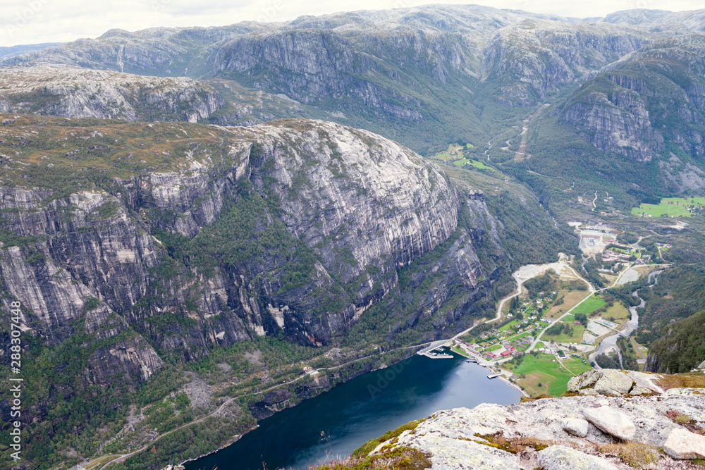 view of the norwegian fjord view of the norwegian fjord