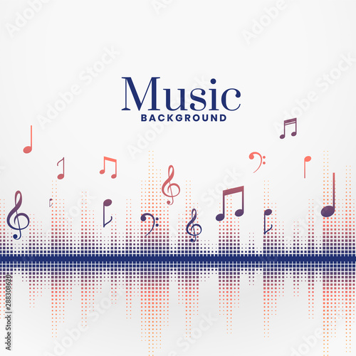 music audo beats sound fest background design