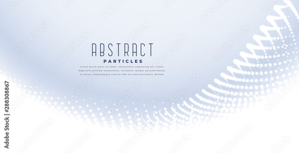elegant white background with particles wave design elegant white background with particles wave design