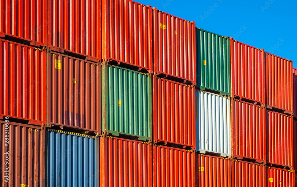 Colorful Shipping Containers Colorful Shipping Containers