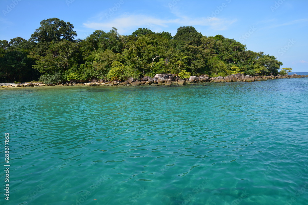 Obraz premium Plage Koh Rong Samloem Cambodge Asie