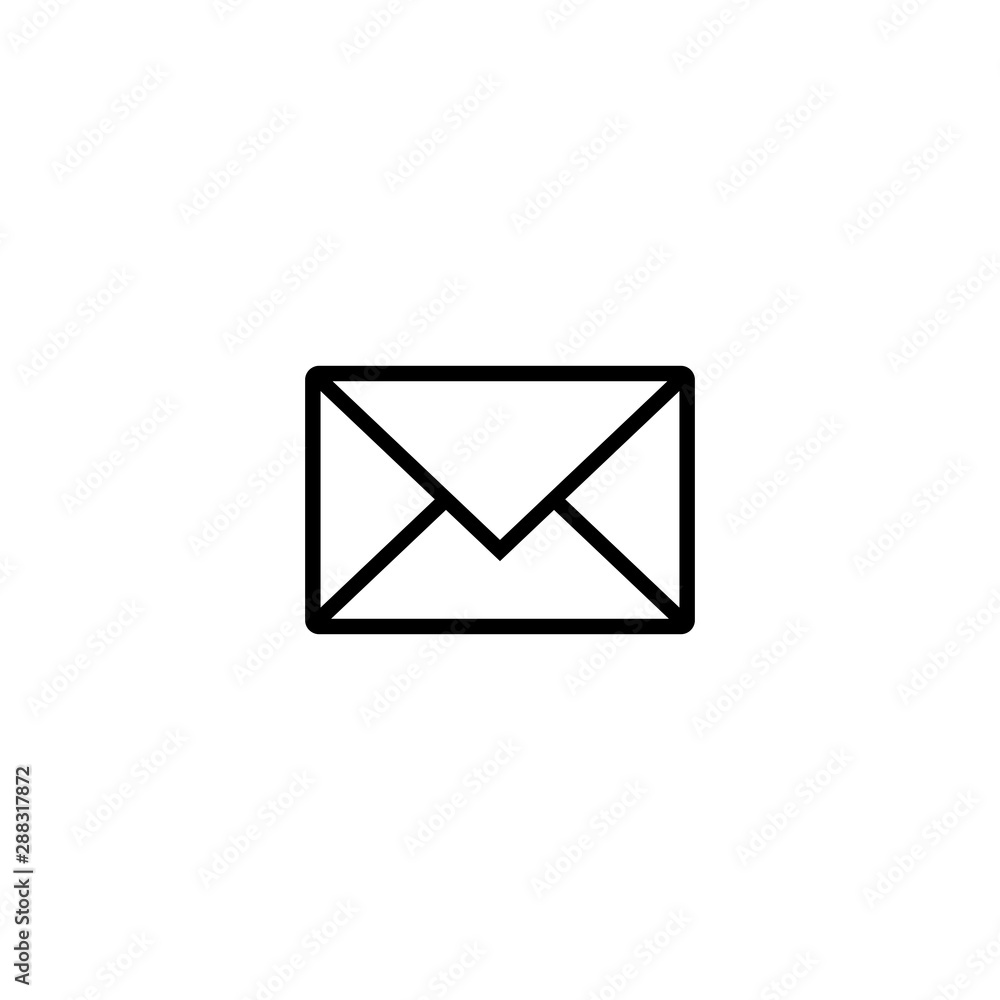 Mail icon vector. Message icon, envelope sign for web Mail icon vector. Message icon, envelope sign for web