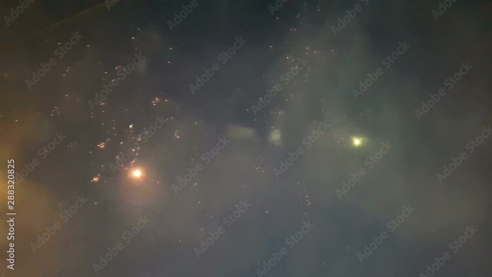 Low angle, fireworks during Dussehra Festival, New Delhi, 2016 Low angle, fireworks during Dussehra Festival, New Delhi, 2016