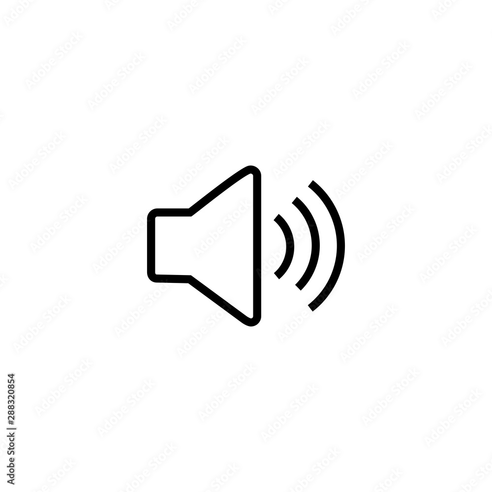 Speaker vector icon. symbol for web site Computer and mobile vector. Speaker vector icon. symbol for web site Computer and mobile vector.