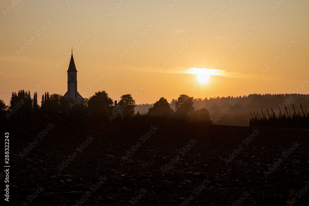 Obraz premium Bayern Sonnenaufgang