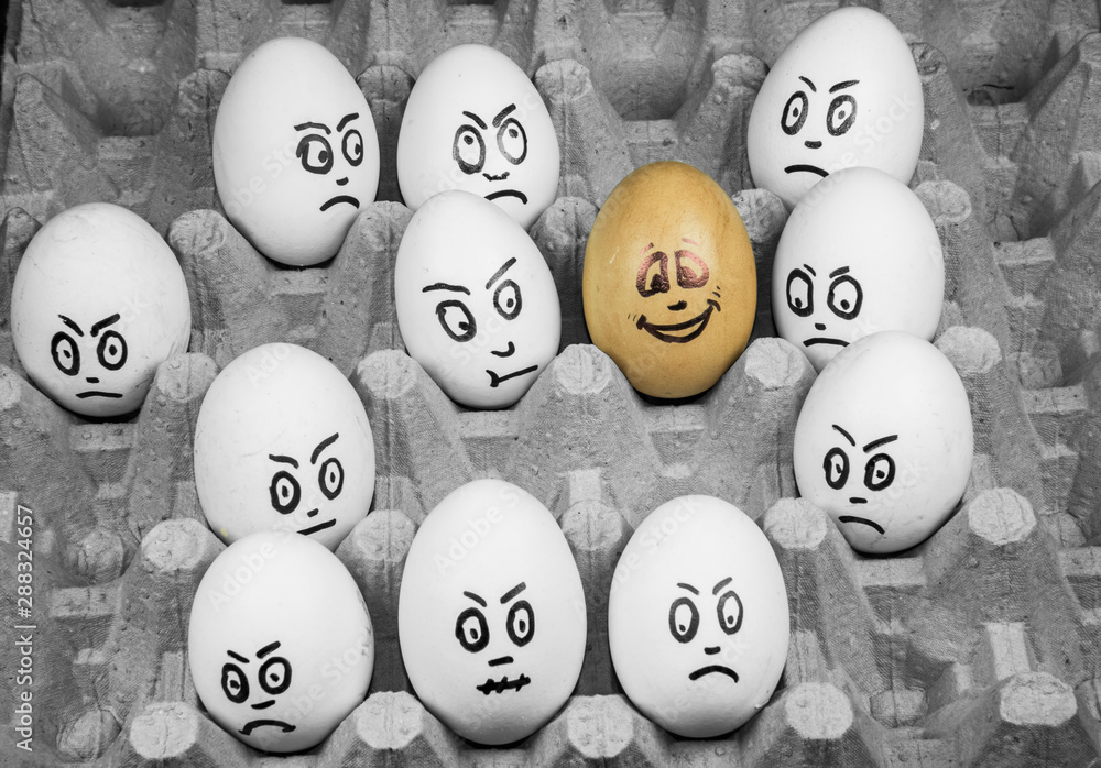Creative egg photography showing their emotion and uniqueness Creative egg photography showing their emotion and uniqueness