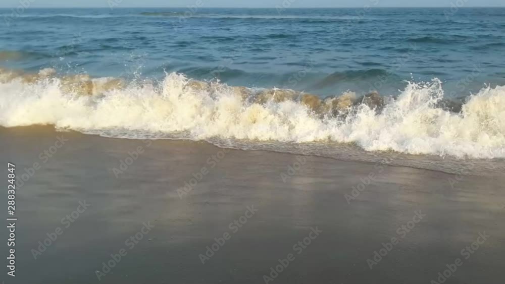 sea waves heating the coast sea waves heating the coast