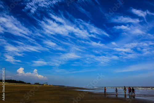 sunset on beach