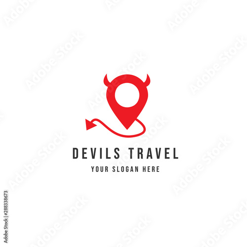 Free Download Devils travel Logo Vector icon - GFXLoad