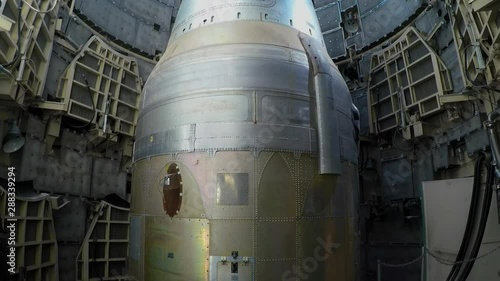 Intercontinental Ballistic Missile In Silo- Tilt Down