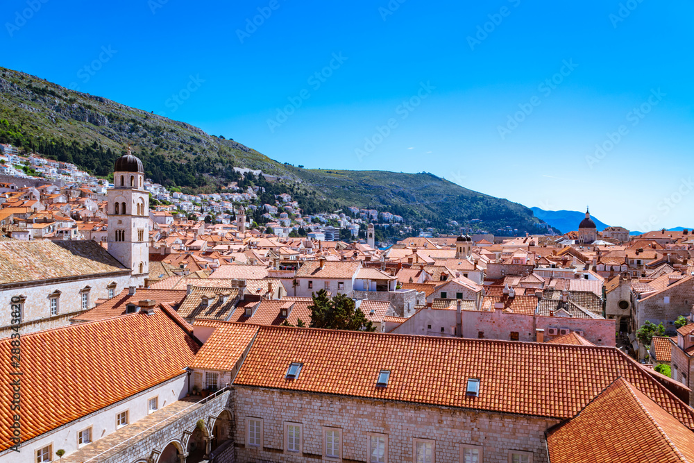 panorama of old town in Dubrovnik