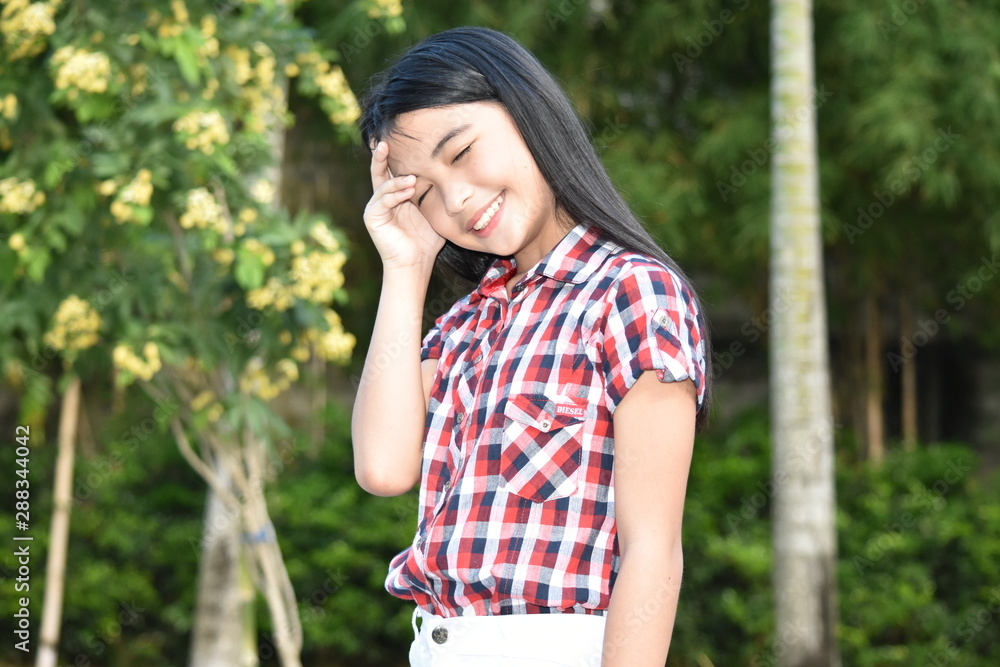 A Contemplative Young Girl Youth A Contemplative Young Girl Youth