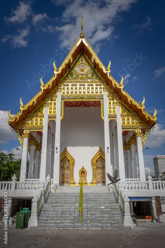 Small buddhist temple in Bangkok, Thailand