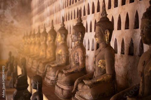 Old buddha statue in Wat Sisaket, laos (Vientiane, Laos)