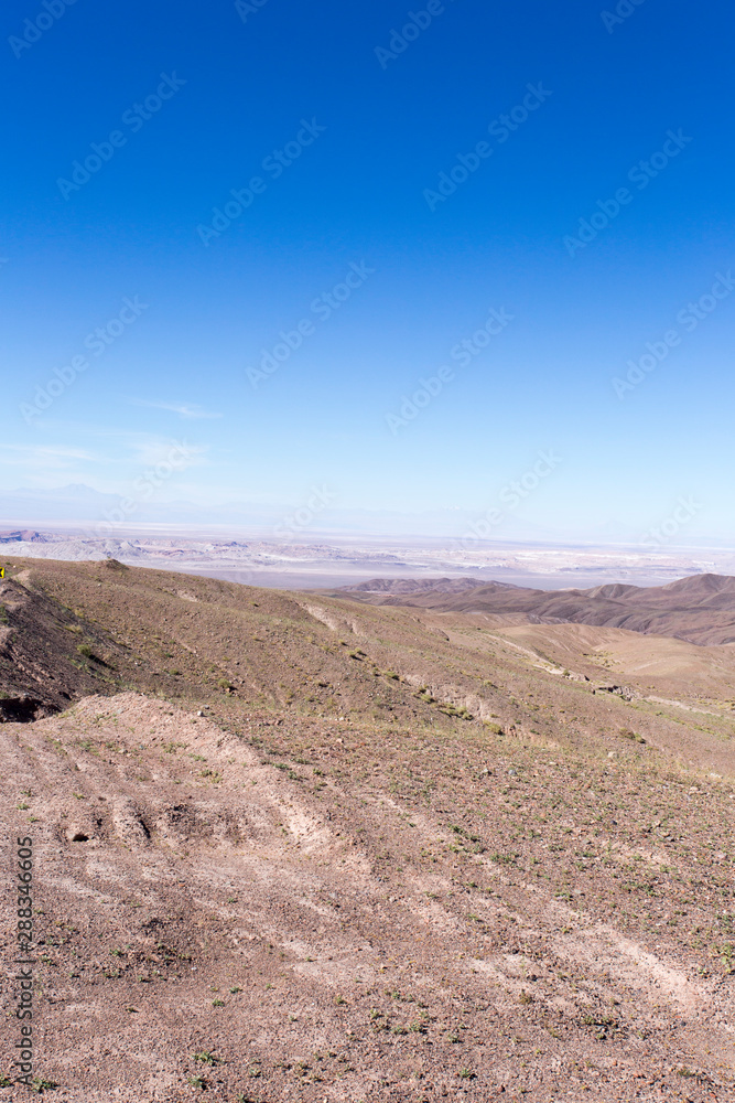 A desert view from Panamericana, route 5