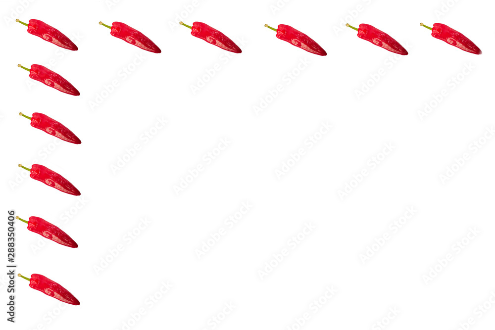 chilli peppers border chilli peppers border