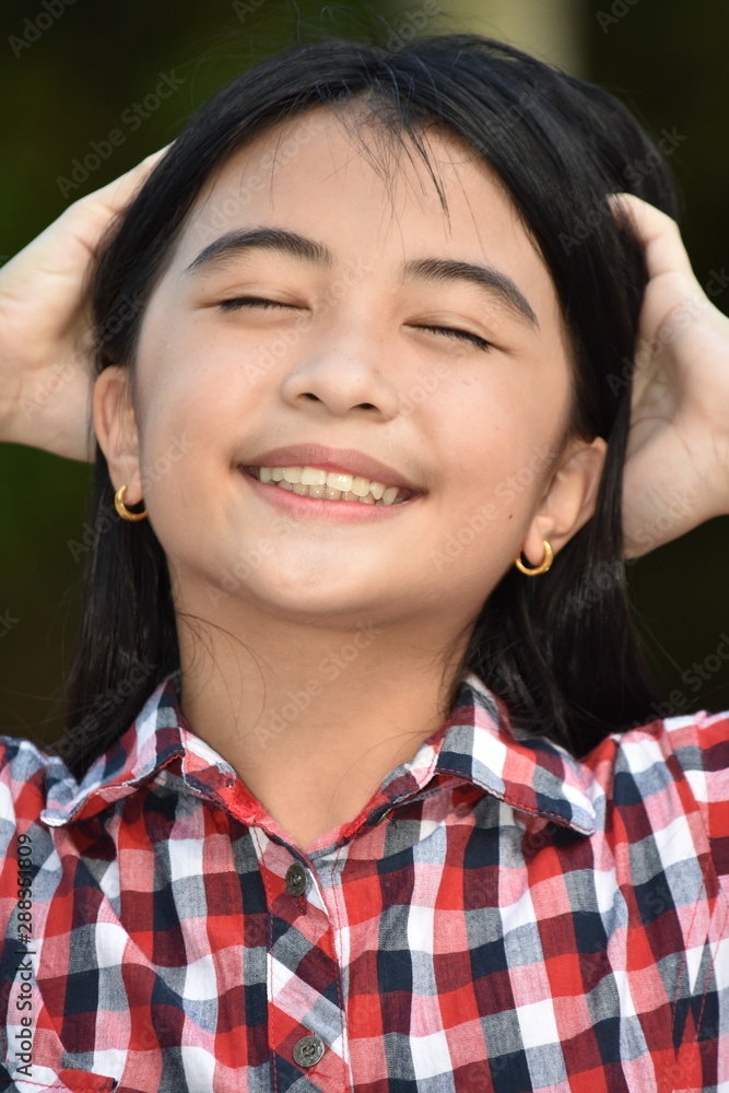 A Contemplative Petite Diverse Girl Preteen A Contemplative Petite Diverse Girl Preteen