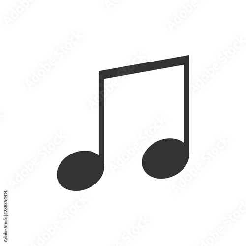 vector music icon eighth note