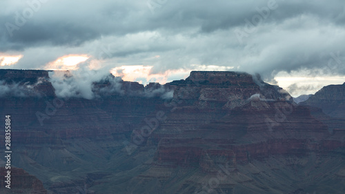 Clouds at the Grand Canyon
