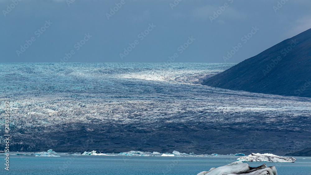 Naklejka premium clima change on Iceland